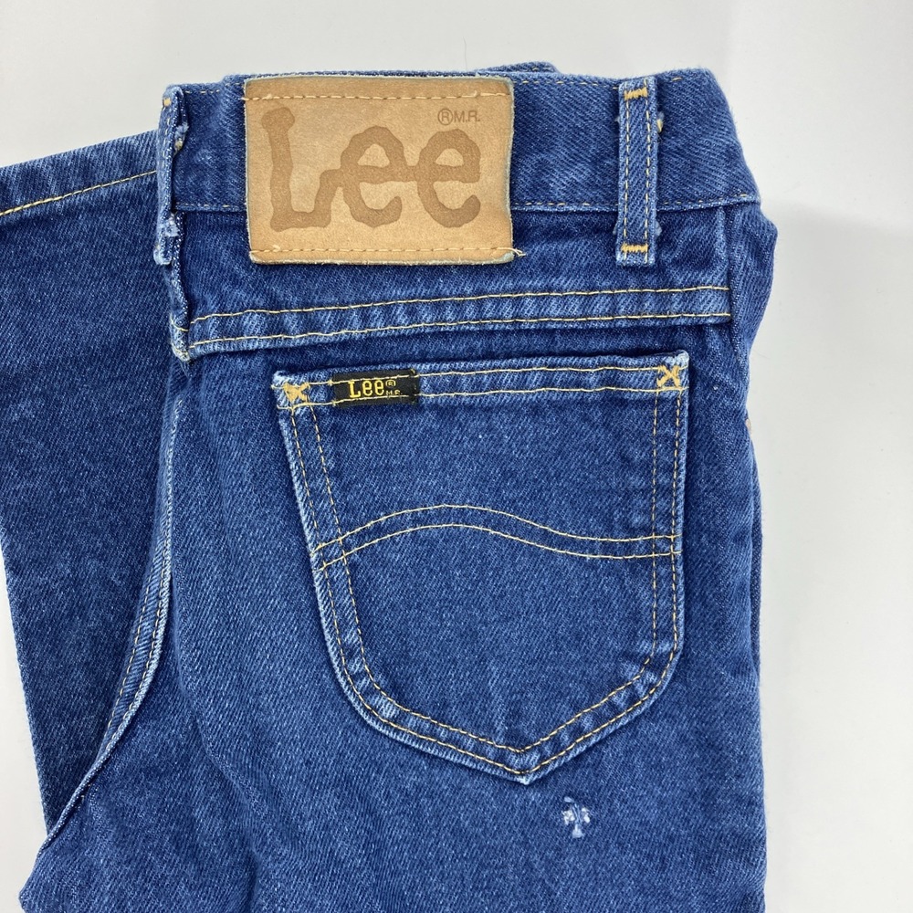 Vintage Lee Riders Boys Straight Leg Denim Blue Jeans 14 Reg 27x29